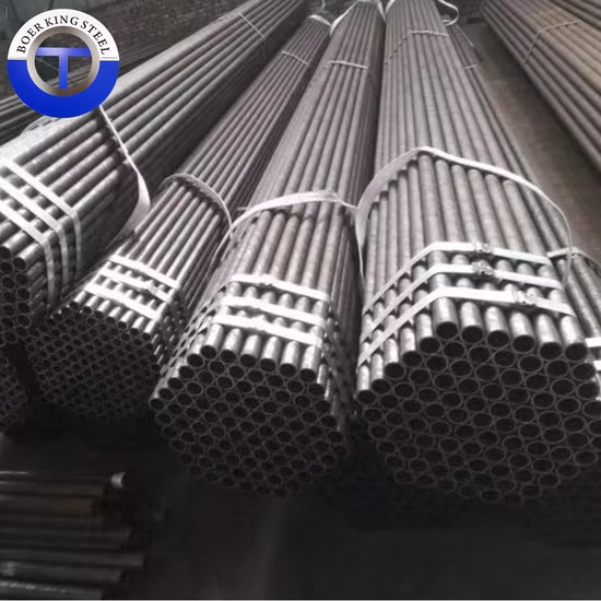ASTM A53 A106 A333 A335 Stpt42 G3456 St45 DN15 Sch40 Carbono Smls Liga Preta Laminados a Quente/Estirados a Frio Rodada Tubo de Aço Sem Costura de Precisão