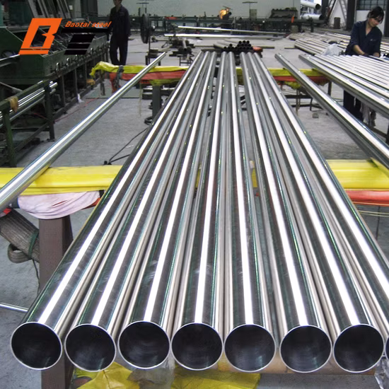 Industrial ASTM A312 A213 TP304 316 316L 310S 321 Tubo/tubo de aço inoxidável sem costura com SGS, certificação Buv