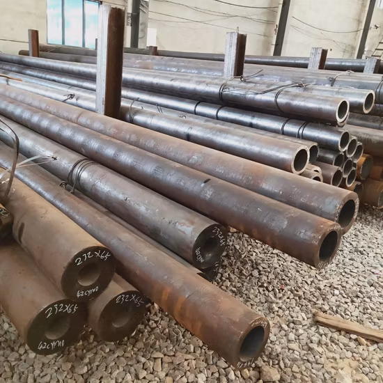 Fornecimento de fábrica Tubo de aço suave de alta qualidade e baixo preço Q235B/Q195/Ss400/A36/A53 Tamanhos de tubo de aço carbono sem costura Tubo de aço carbono baixo Tubo redondo oco/tubo